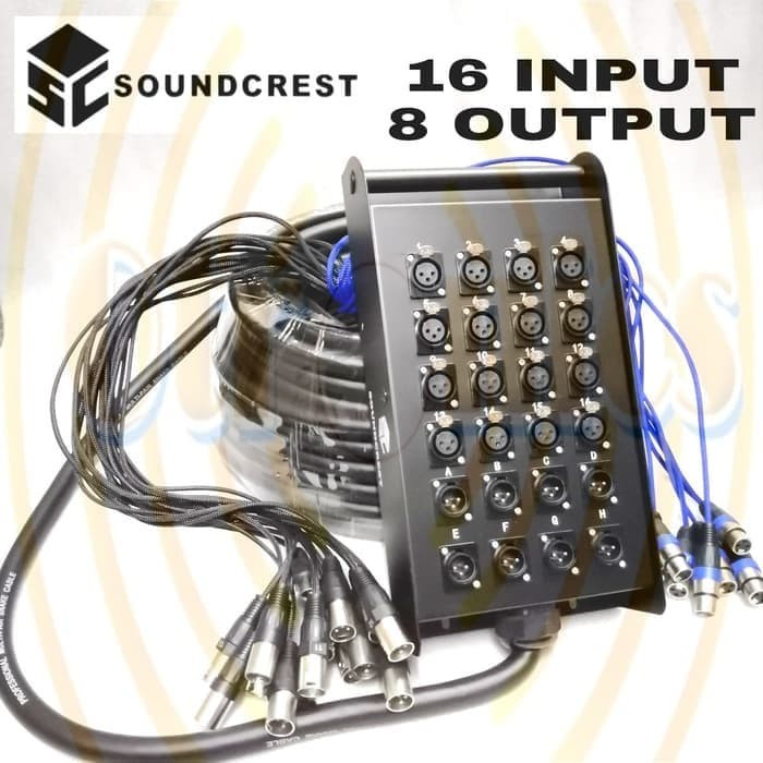 Snake Cable Kabel Snake 16 in 8 out Soundcrest