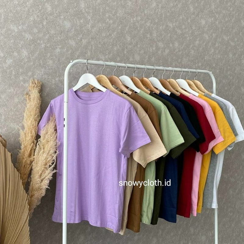 Kaos Katun Lengan Pendek | POLOS