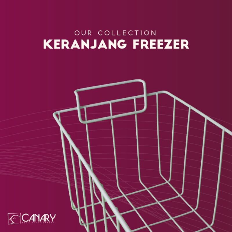 CC (DK12) Keranjang Freezer Keranjang Kulkas Keranjang Es Keranjang Nugget