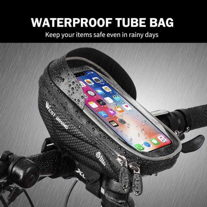 Tas Sepeda WEST BIKING Waterproof Smartphone 6,5 inch