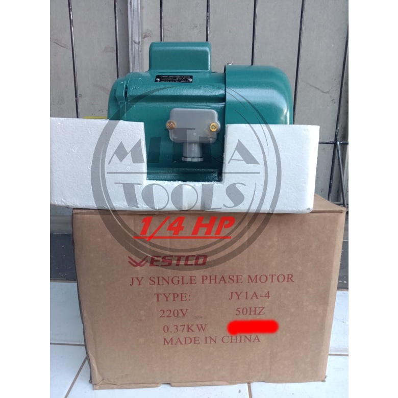 WESTCO Dinamo 1/4 Mesin Penggerak Motor Listrik