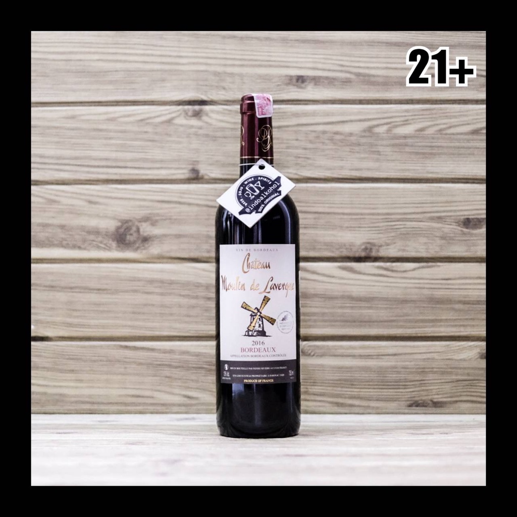 Jual Wine Maison Riviere Chateau Moulin De Lavergne Bordeaux 750ml INDOALKOHOL Original 100