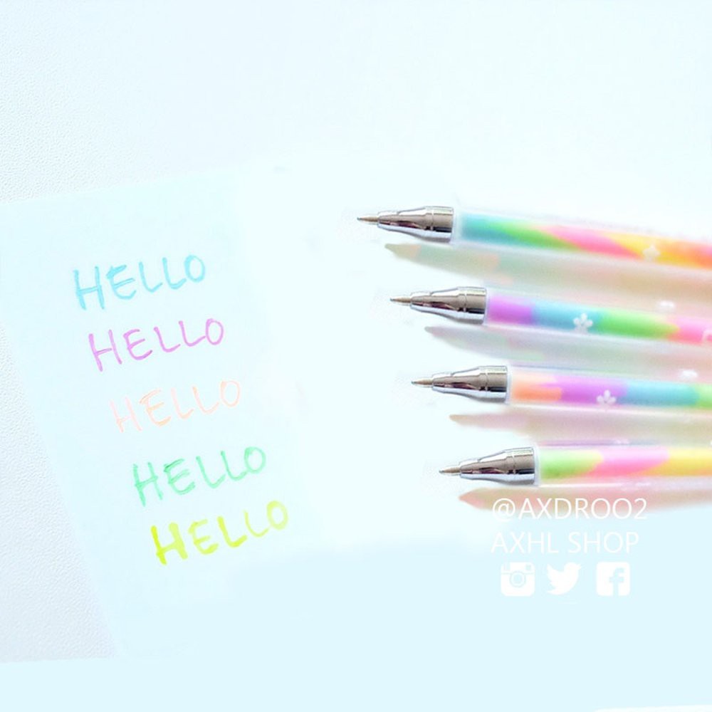 

Jual Rainbow Gel Ink Pen Pulpen Pena Unik Lucu Murah Tinta Warna Warni terbatas