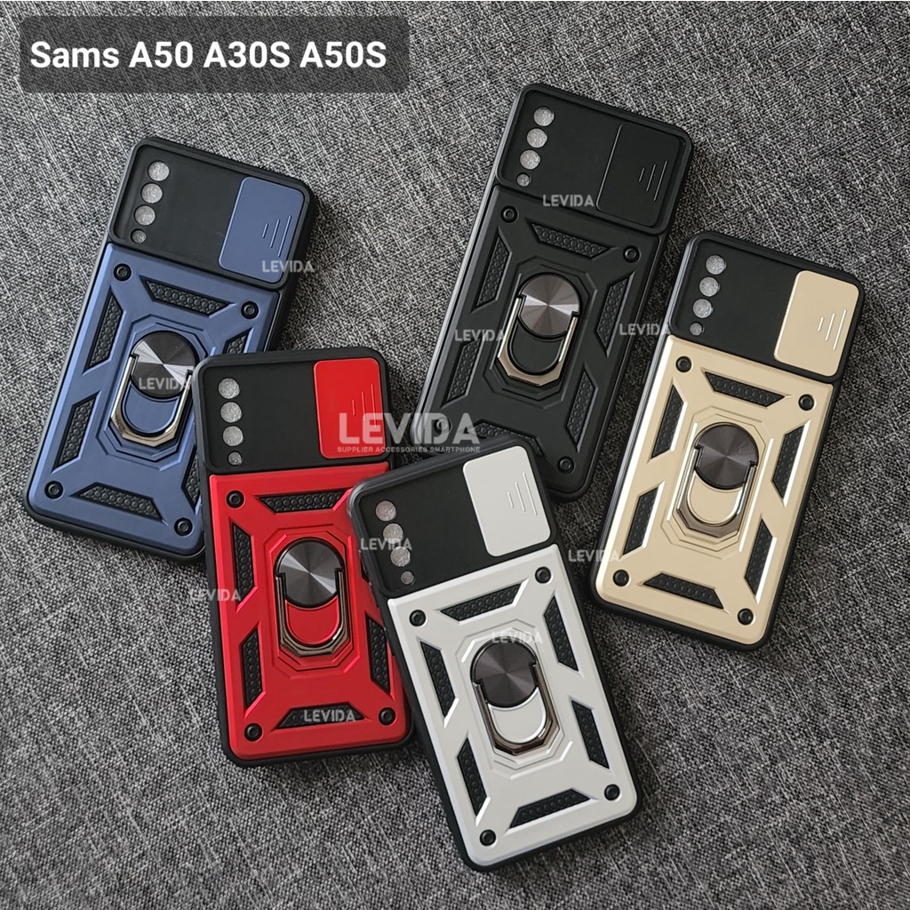 Samsung A50 A50S A30S Samsung A72 Samsung Note 20 Case Robot Slide Kamera Protect + Ringstand Samsung A50 A50S A30S Samsung A72 Samsung Note 20