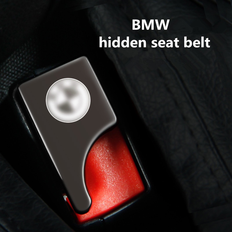 Klip Gesper Sabuk Pengaman Mobil Bahan Zinc alloy Untuk BMW