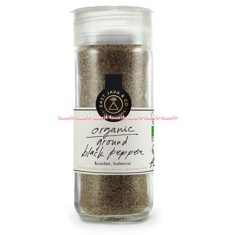 East Java 35gr Organic Ground Black Pepper Kendari Sulawesi Bumbu Merica Hitam Bubuk Eastjava East Jawa Blackpepper