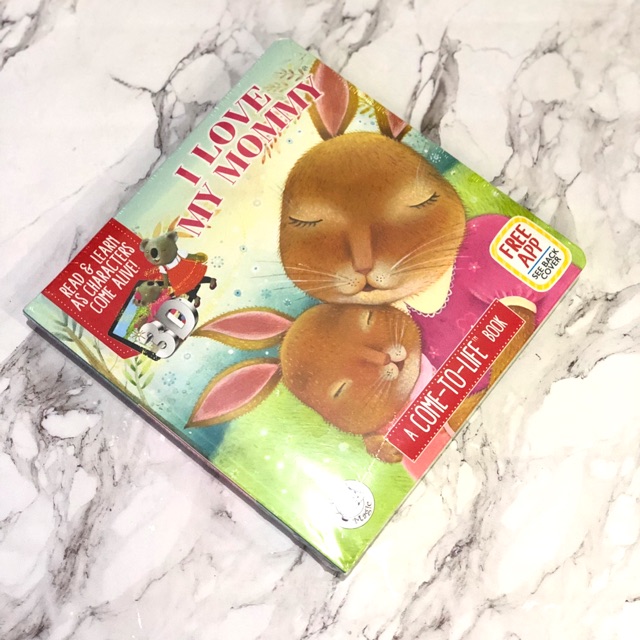 BUKU 4D BBW I LOVE MOMMY AUGMENTED REALITY AR