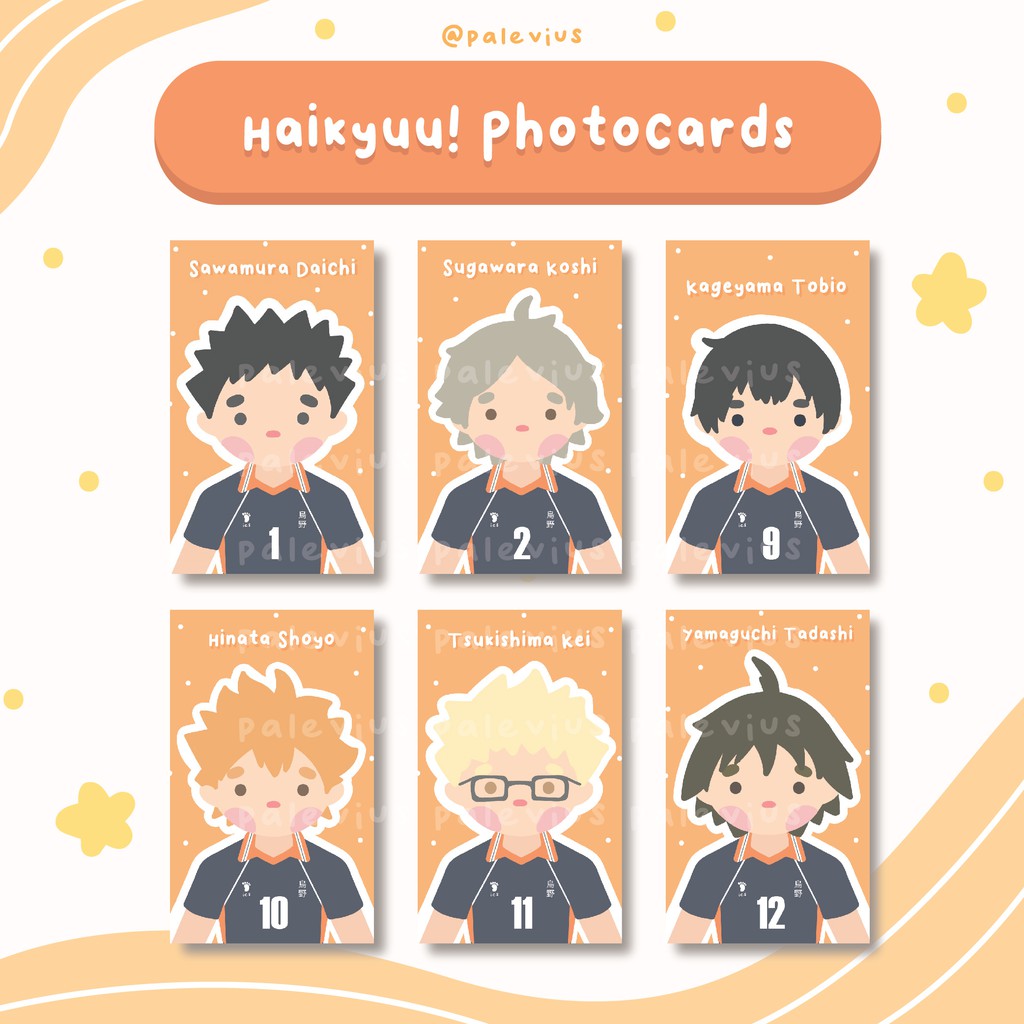 Haikyuu Photocards Series - Cute Fanart
