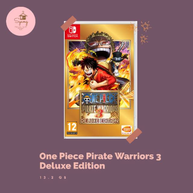 one piece pirate warriors 3 deluxe edition switch