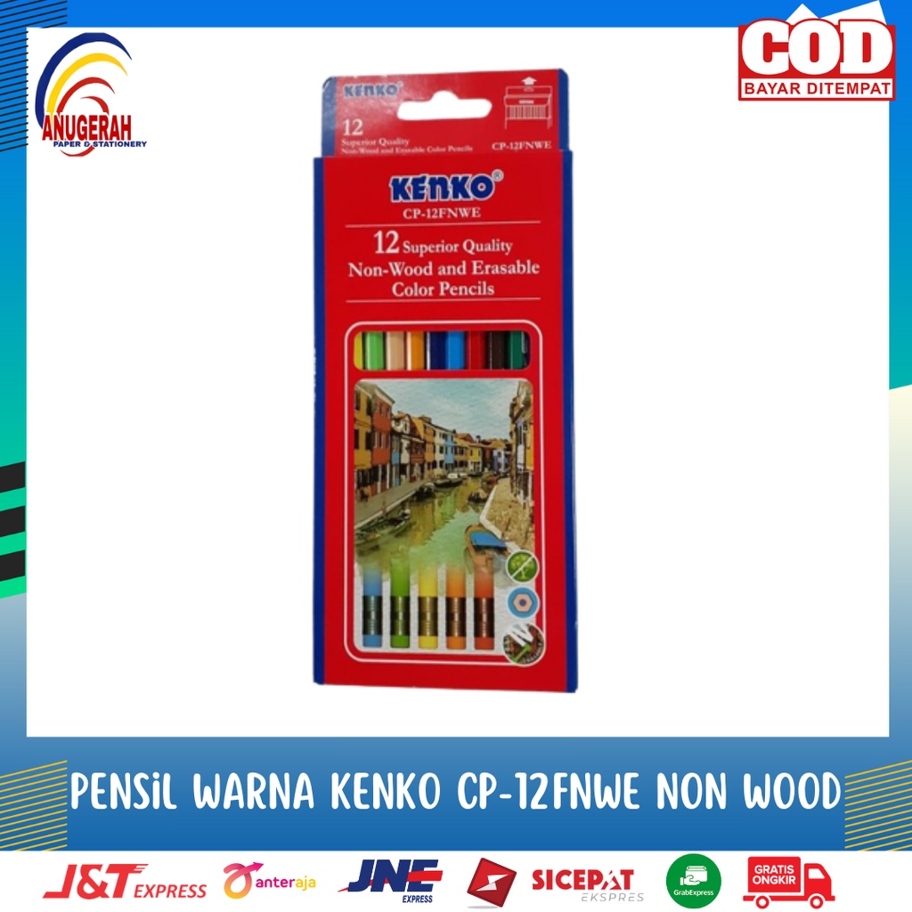 

PENSIL WARNA KENKO CP-12FNWE 12 WARNA (PCS)