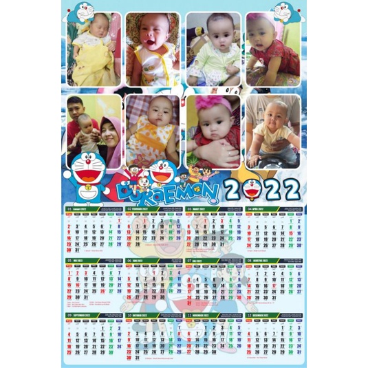 

Kalender A3+ motif+karakter bisa request suka²