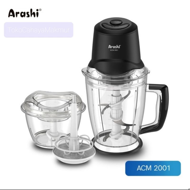 Arashi Chopper Machine ACM 2001 2L - Penggiling Daging,Bawang,Bumbu