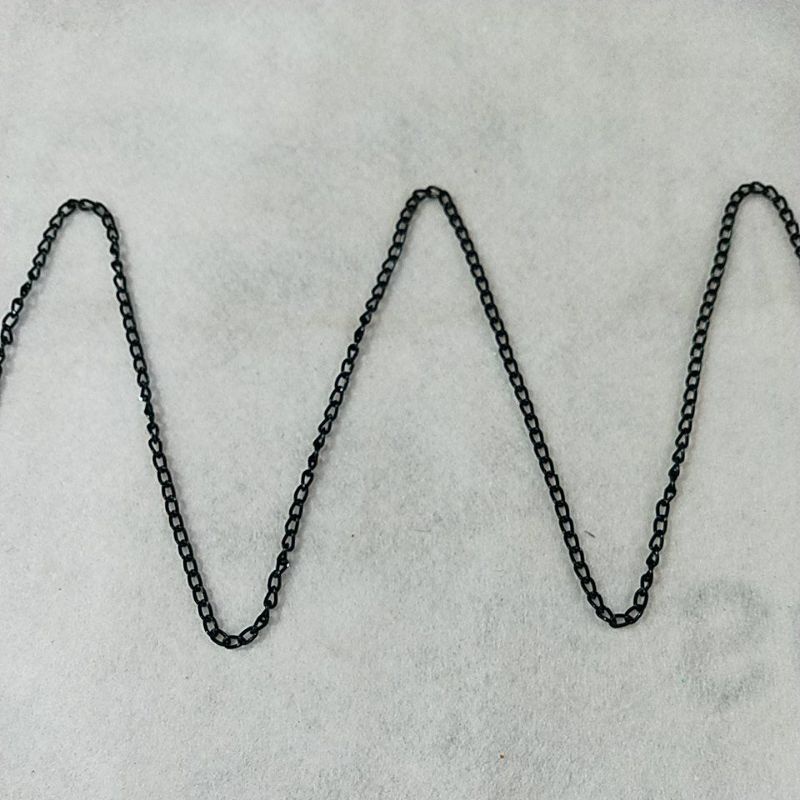 Rantai Kalung Hitam METERAN