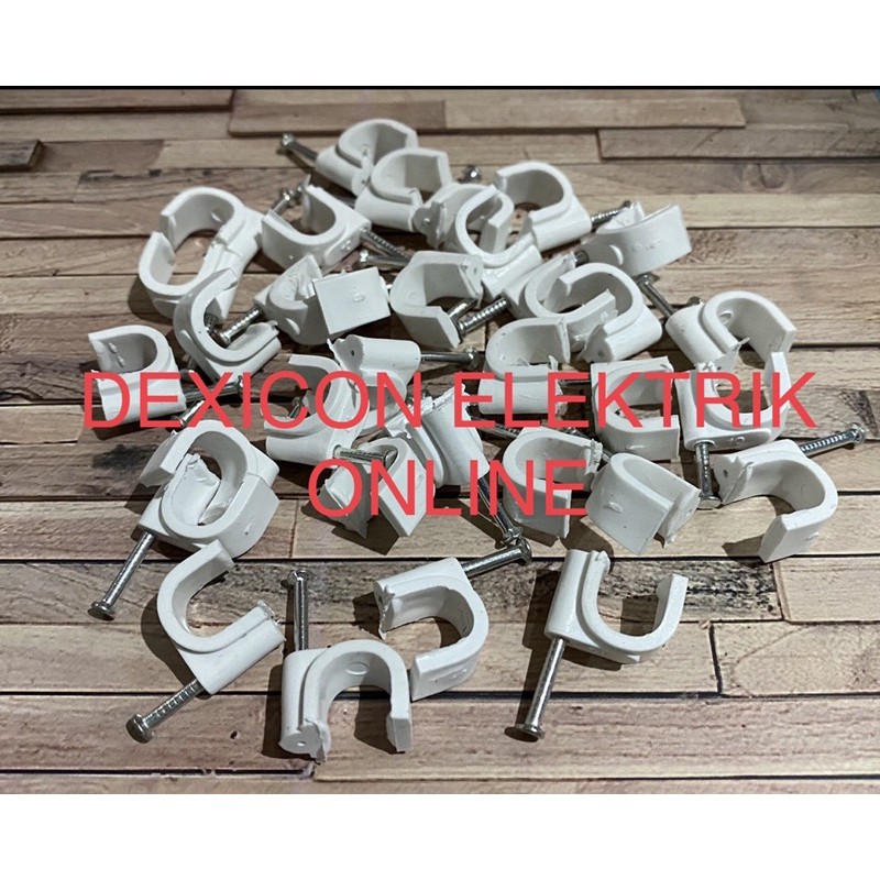klem kabel no 10/klem kabel beton/grosir klem kabel/klem kabel paku baja/klem kabel murah/klem kabel