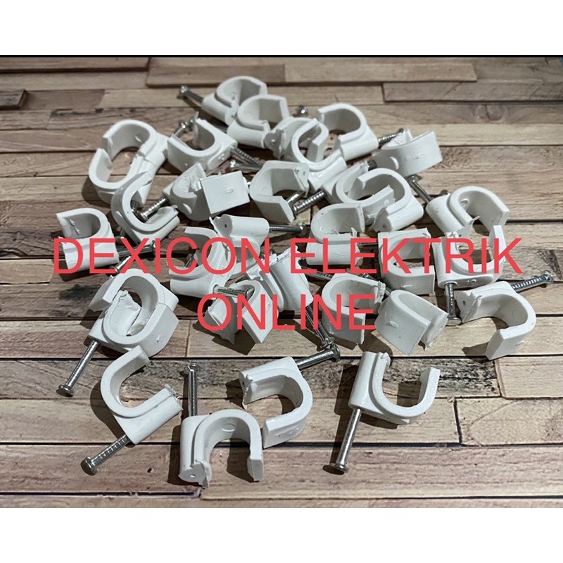 klem kabel no 10/klem kabel beton/grosir klem kabel/klem kabel paku baja/klem kabel murah/klem kabel