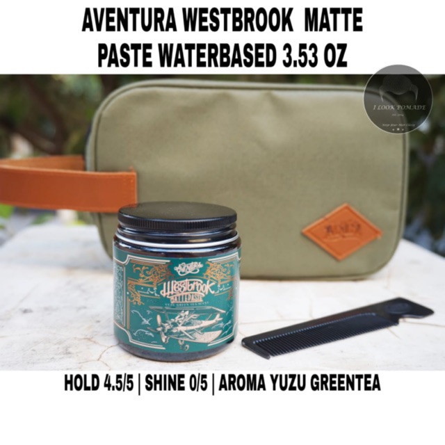 POMADE AVENTURA WESTBROOK MATTE PASTE HAIR PASTE STRONG HOLD