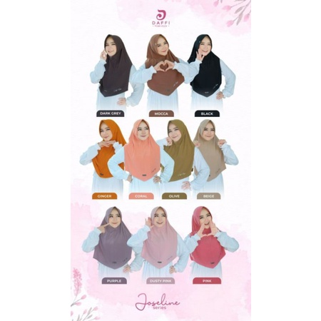 JOSELINE Hijab ORI by Daffi Hijab