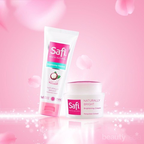 Safi White Natural Brightening Series | Cleanser Cream Mangosteen Grapefruit Extract