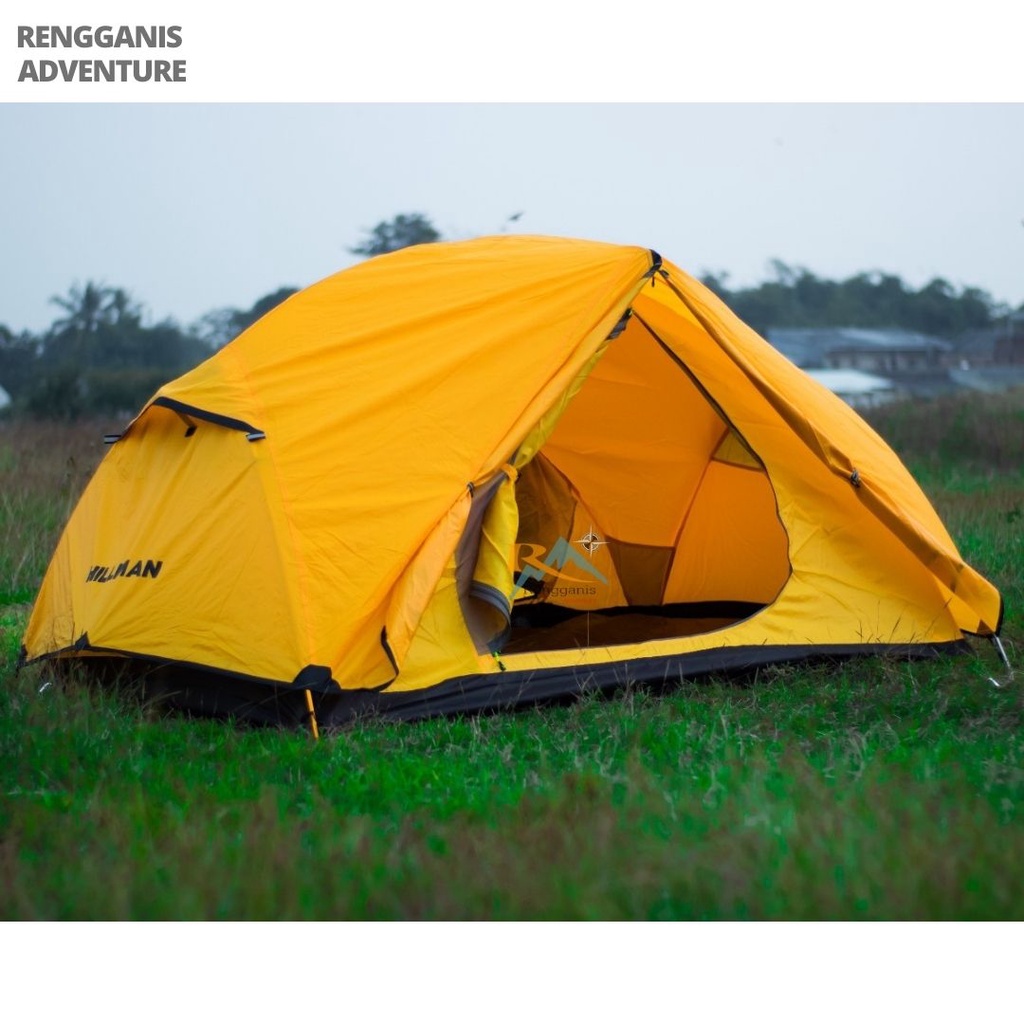 Tenda Camping HILLMAN Early Bird 2 Orang Camping 2 - 3 Orang Frame Alloy