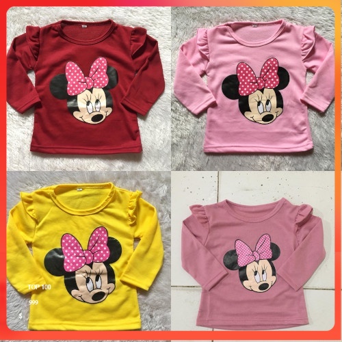 VISION ONLINE- FASHION BAYI DAN ANAK PAKAIA ANAK PEREMPUAN ATASAN KAOS MINNIE/ KAOS ANAK PEREMPUAN 1 TAHUN MURAH KEKINIAN/COD/GRATIS ONGKIR/KOREA