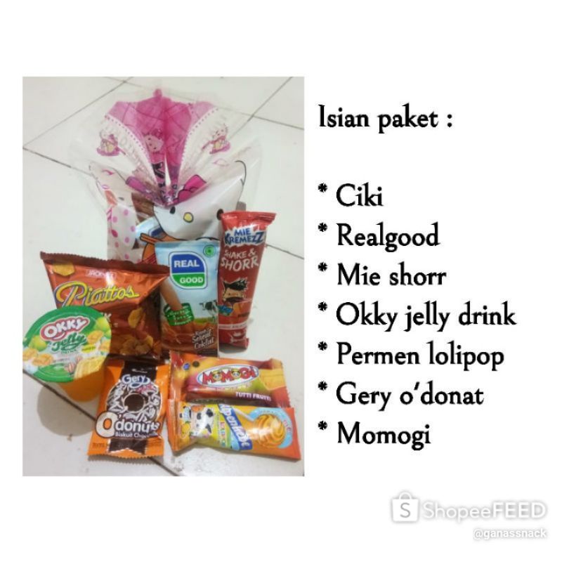 

paket Snack ulang tahun
