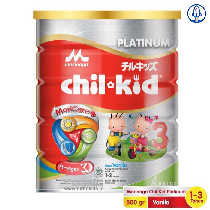 Morinaga Susu Pertumbuhan Anak Chil Kid Platinum Vanila Madu 800Gr 1-3Thn