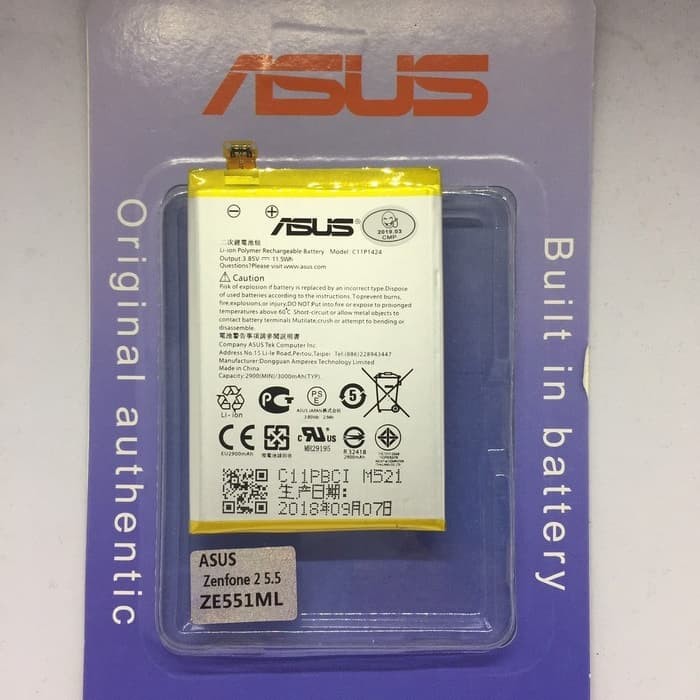 Baterai-Batere-Origianal Asus Zenfone 2 5.5 / ZE551ML