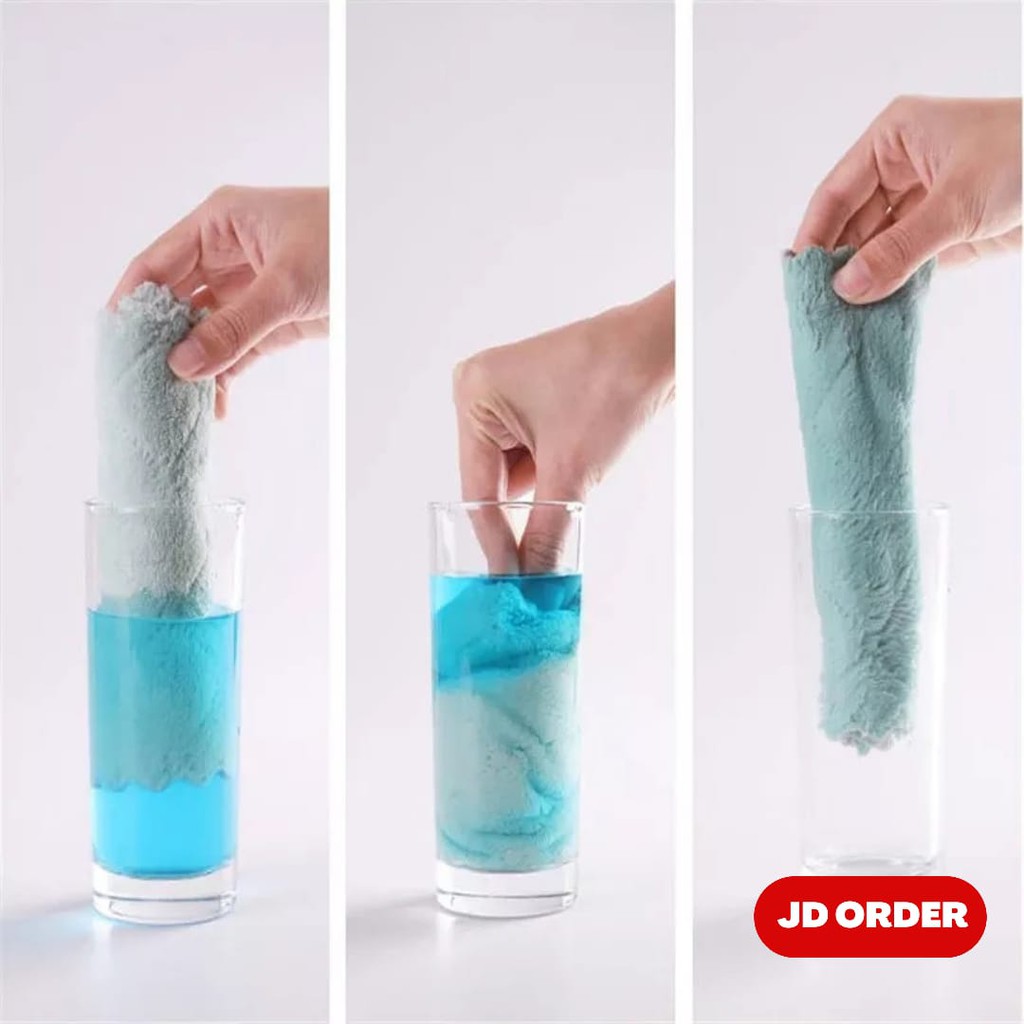 Kain Lap Dapur Anti Minyak Microfiber 5 Pcs