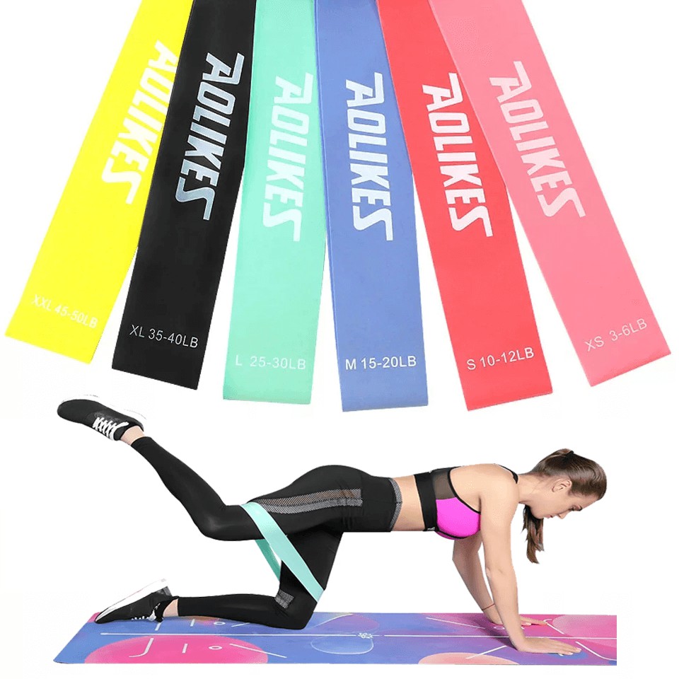 [1PCS] AOLIKES Resistance Band Loop  50cm ECER Olahraga Booty & Arm-2
