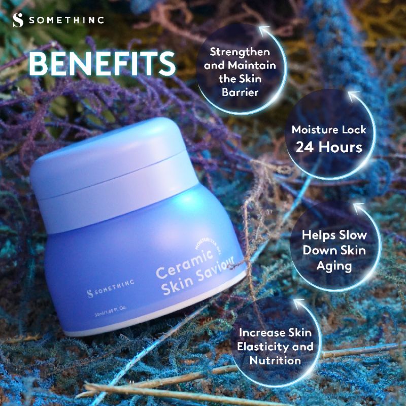 (GOSEND/COD) SOMETHINC CERAMIC SKIN SAVIOUR MOISTURIZER GEL RE-FORMULA | SKIN BARRIER CREAM REFILL