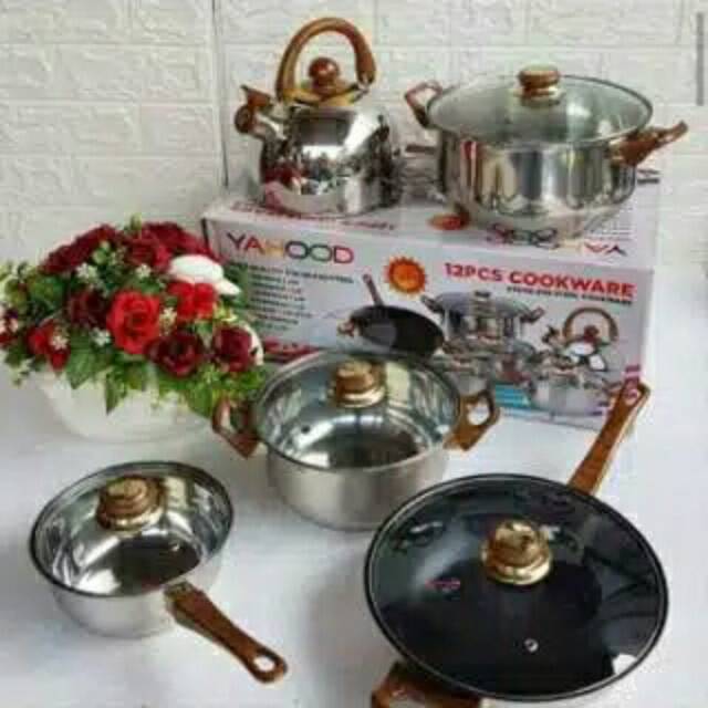 Cookware Yahood 12 pcs Panci Set