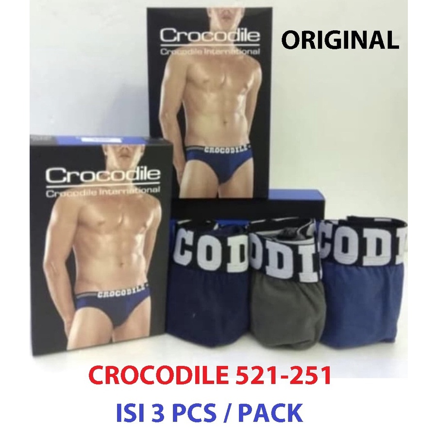 Celana Dalam CROCODILE ART521-251 isi 3 pcs.
