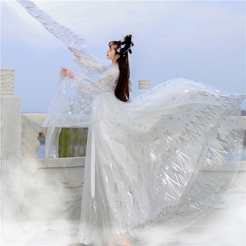 Women's Han Chinese clothing original genuine chest waist-high ruqun summer fairy cabbage full set i