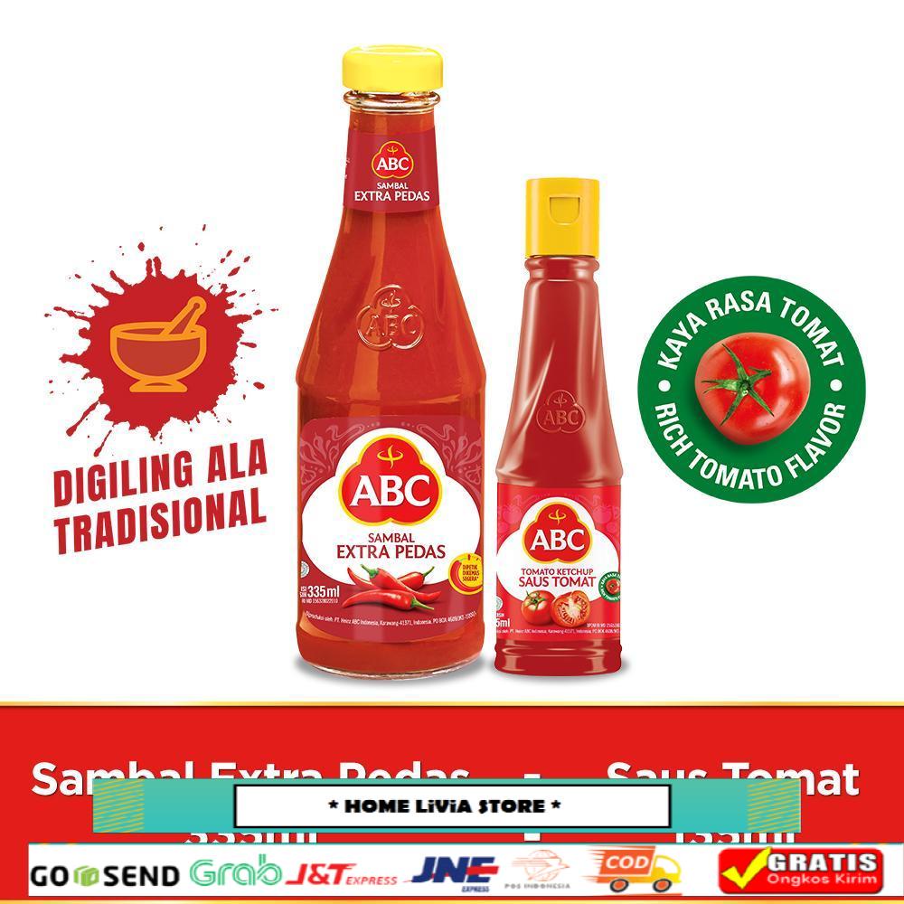 

ABC Sambal Extra Pedas 335 mL & ABC Saus Tomat 135 mL