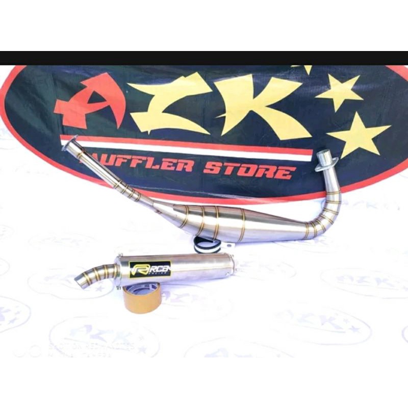 Knalpot RCB Yamaha 125 ZR - 125 z stainless