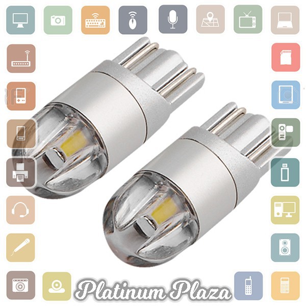 Lampu Mobil Headlight LED T10 W5W 2 SMD 3030 2 PCS - White`9GAIEZ-