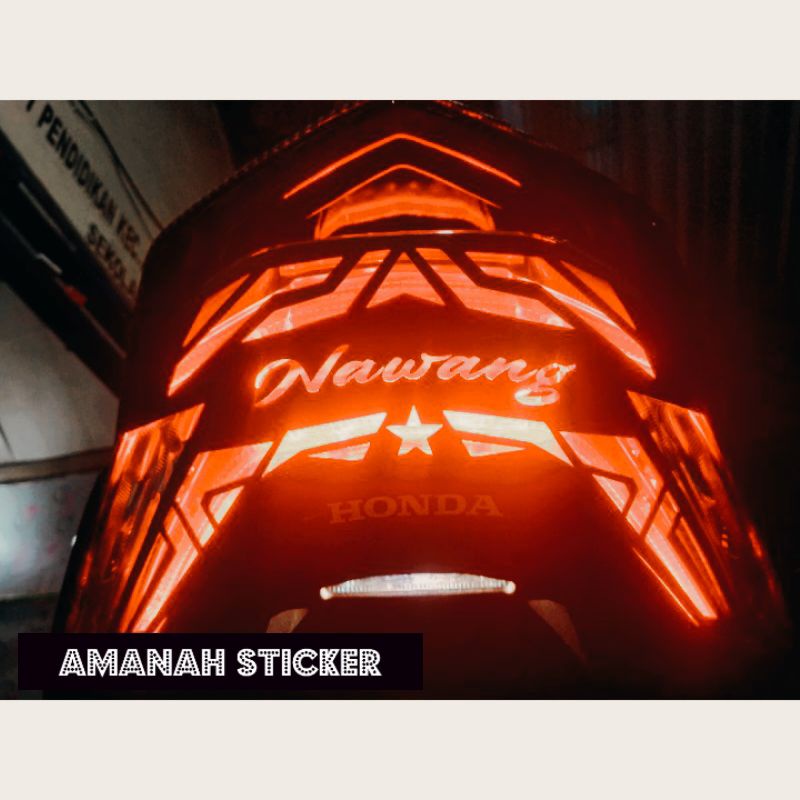 Stiker Stoplamp Pcx New / Stiker Stoplamp Pcx 160 / Stiker Stop'an Pcx Terbaru