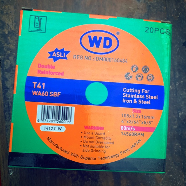 Amplas potong / cutting wheel / amplas wd