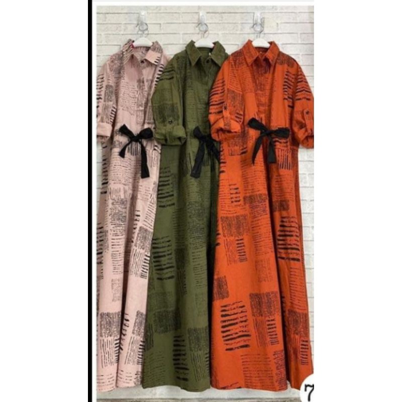 gamis linen import
