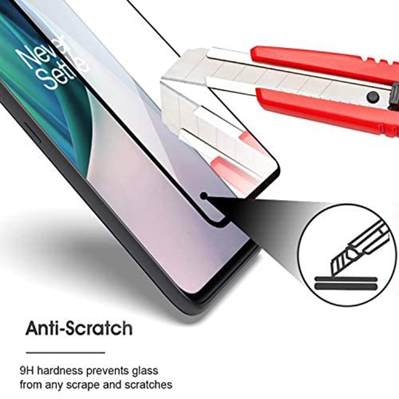 9H Hardness Explosion-proof Screen Protector Tempered Glass Full Coverage HD Clear Protective Film For OnePlus Nord Smartphone