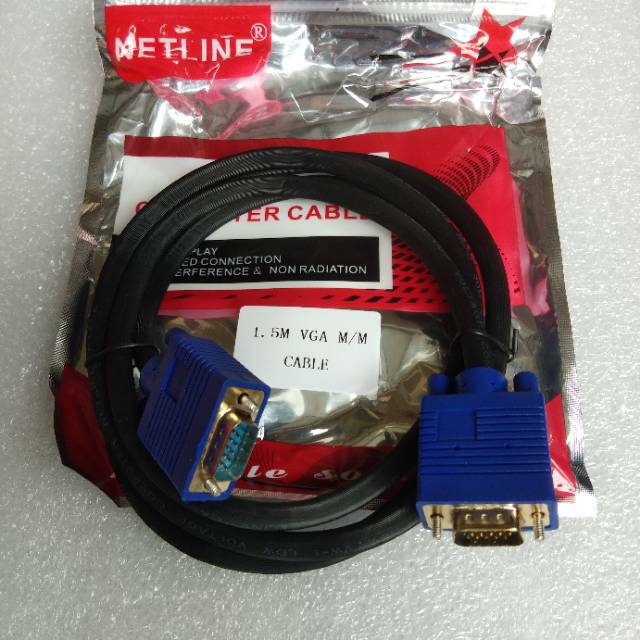 Netline Kabel VGA 1,5Meter Male to Male