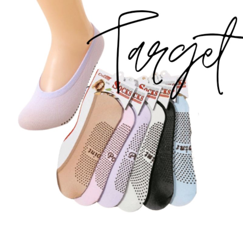 (12 pasang) kaos kaki balet anti slip kaos kaki invisible/hidden socks