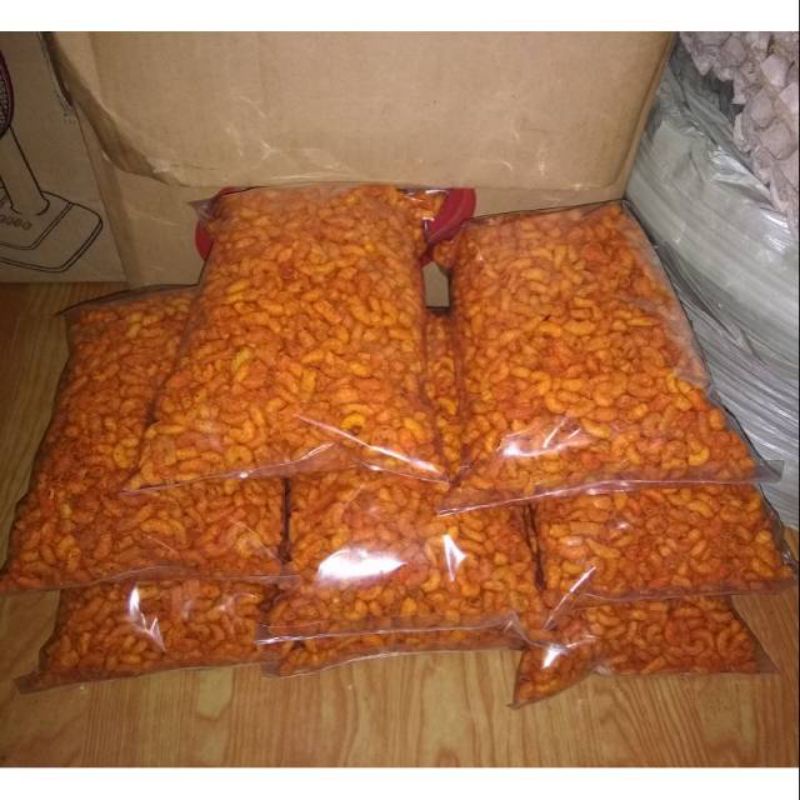 

0500gr 'Makaroni BANTET enak pedas gurih kemasan/setengah kilo