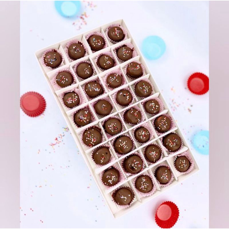 

BABY MACARON COKLAT ISI 32 PCS