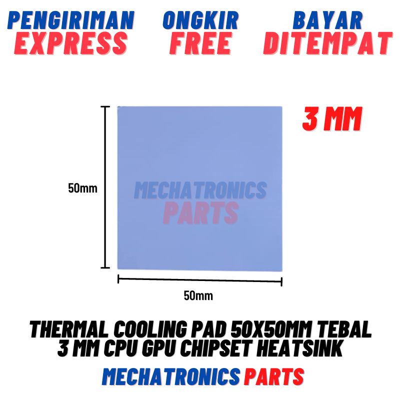 [DEV-9450] THERMAL COOLING PAD CPU GPU CHIPSET HEATSINK 3MM