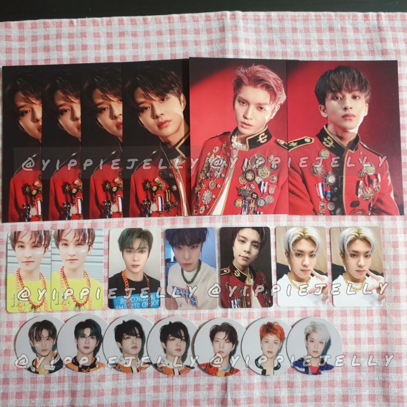 NCT 127 Punch Photocard Postcard Circle card