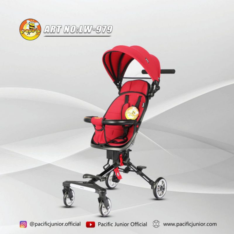 Magic Stroller Pacific Beban Max 30 kg Bisa Dilipat Lw979