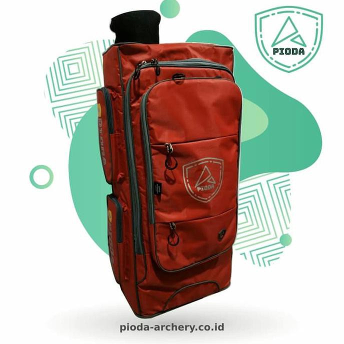 Tas Busur Panah / Backpack Panahan Pioda Premium Merah