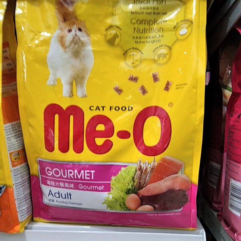 Meo Gourmet Cat 1,2kg makanan kucing Meo