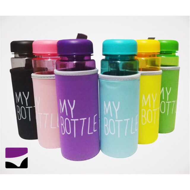 My bottle full colors + pouch warna infused water 500 ml ( botol minum jakarta )